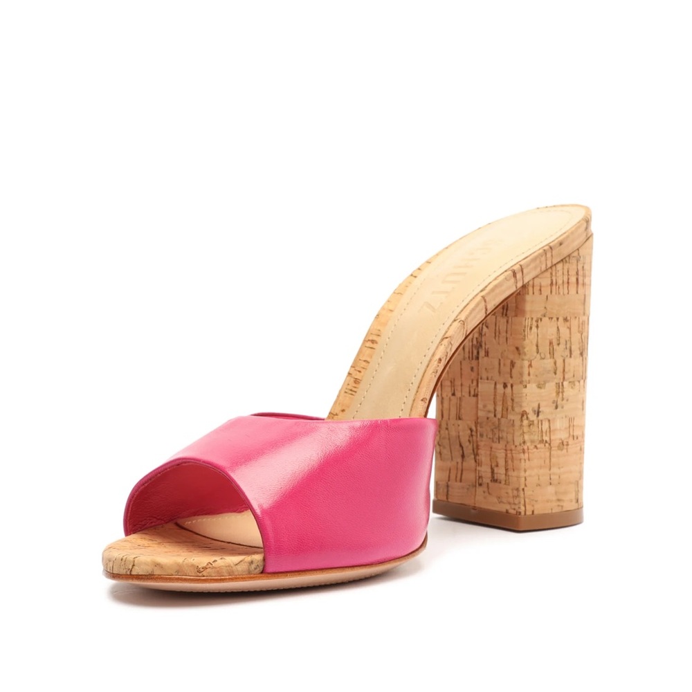 NIB Schutz Barbie pink block heel💕sz 8